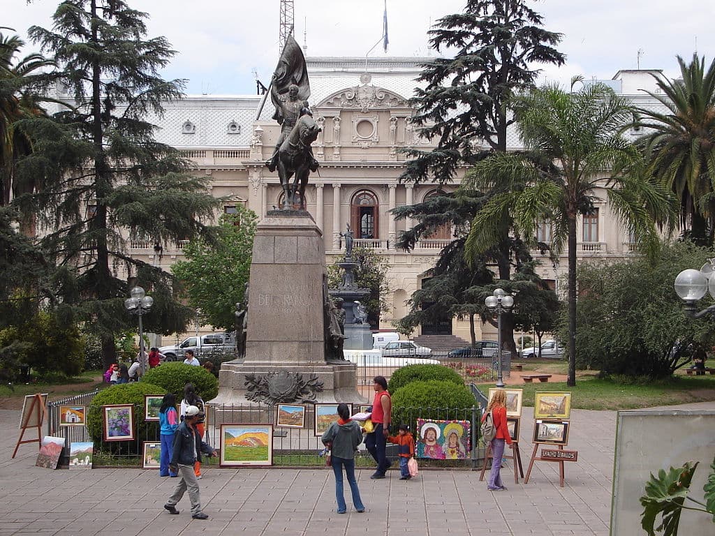 Plaza Belgrano en San Salvador de Jujuy